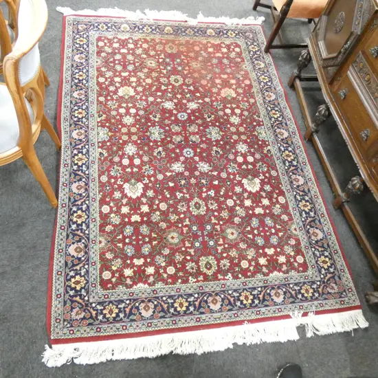 HAND KNOTTED TURKISH CARPET 2270 X1530 MM SOME FADING