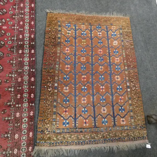 HAND KNOTTED SMALL PERSIAN RUG 1160 X 840 MM