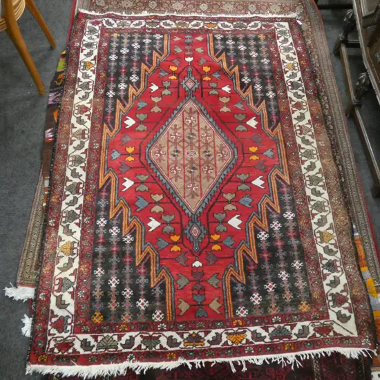 HAND KNOTTED WOOL PILE RUG 2000x1400mm