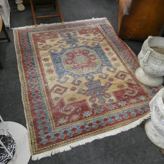 TURKISH HAND KNOTTED RUG 1880 X 1400MM