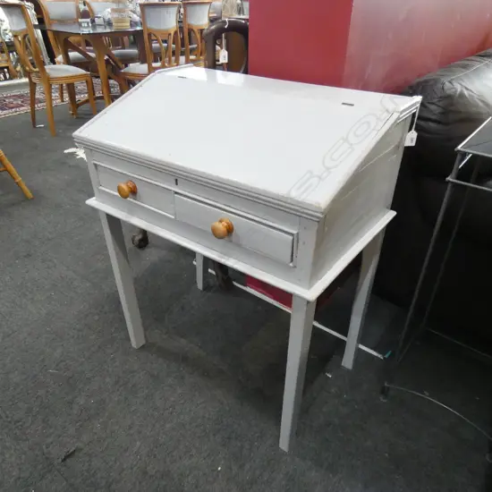 1870s SMALL PAINTED PINE DESK 680 x 440 x 860mm