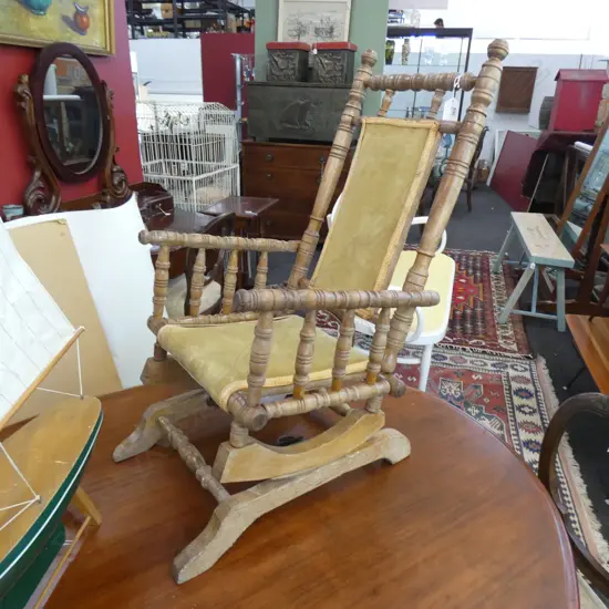 VINTAGE MINIATURE ROCKING CHAIR