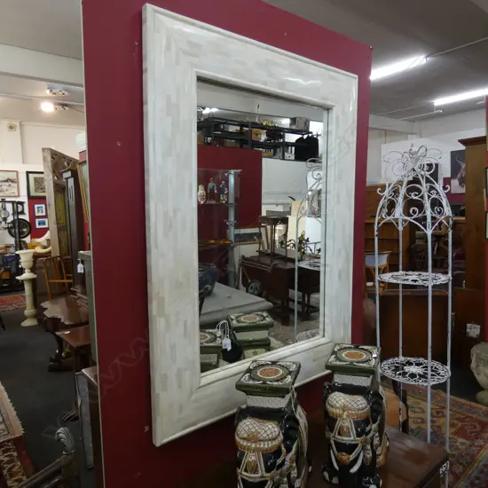 LARGE BONE INLAY MIRROR 1220x930mm