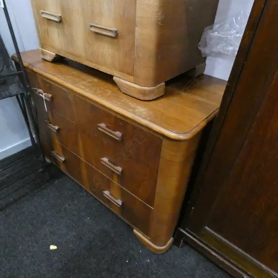 6 DRAWER DECO LOWBOY...
