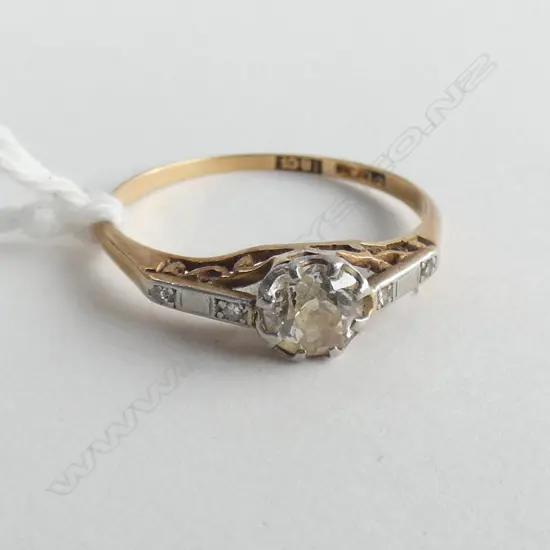 18CT DIAMOND RING 1.5gms