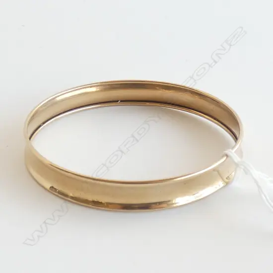 9CT GOLD BANGLE 10gm