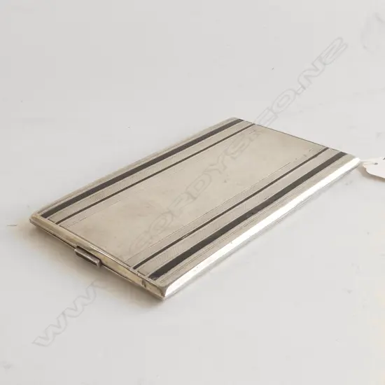 935 SILVER DECO CIGARETTE CASE 186 GRAMS