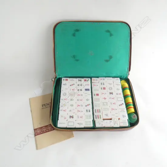 MAH JONG SET IN ORIG. CASE