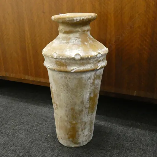 TERRACOTTA HAND MADE FLOOR VASE H 485mm.