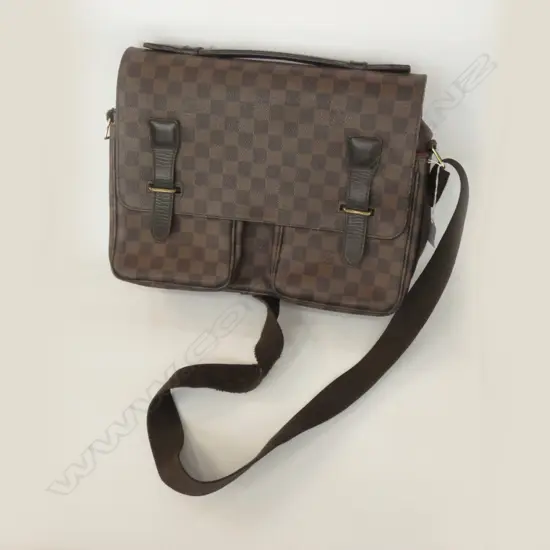 LOUIS VUITTON (?) SATCHEL W COIN PURSE - NO PAPERWORK