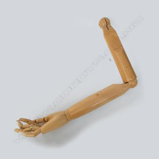 FLEXIBLE MANNEQUIN MOVABLE JOINTED ARM & HAND L 740mm.