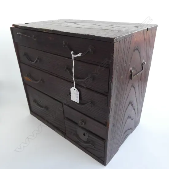 OLD JAPANESE SMALL COLLECTOR'S CHEST H.300mm..