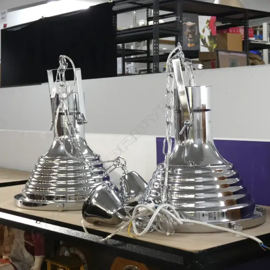 PR MODERN METAL INDUSTRIAL STYLE CEILING LAMPS DIA 350mm.