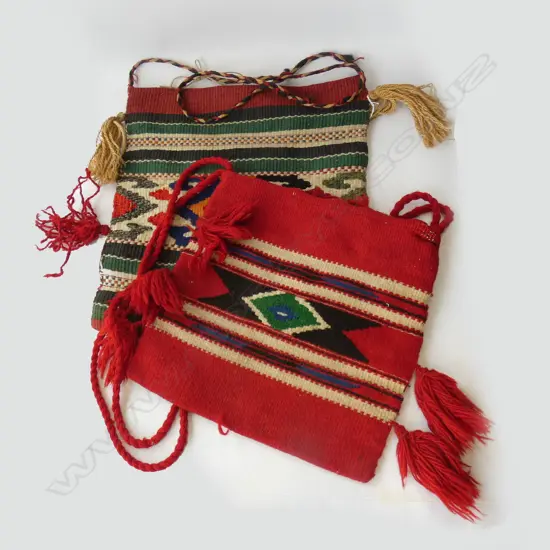 2 TRIBAL KELIM BAGS