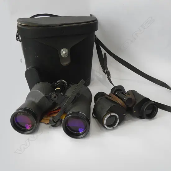 2 PRS VINTAGE BINOCULARS