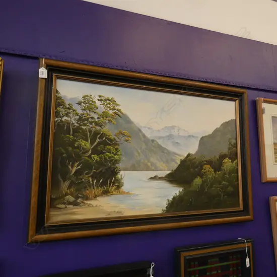 HILDA WHITE 'ROUTEBURN VALLEY S.I.' OIL 490 x 790mm