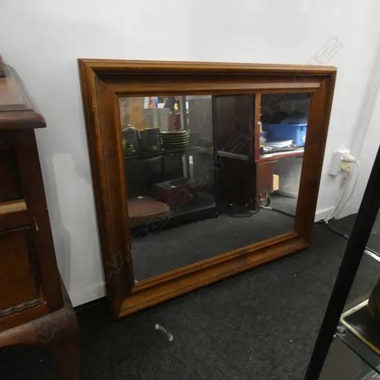 WOODEN FRAMED MIRROR 780 x 930mm