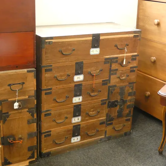 OLD JAPANESE COLLECTOR'S CHEST