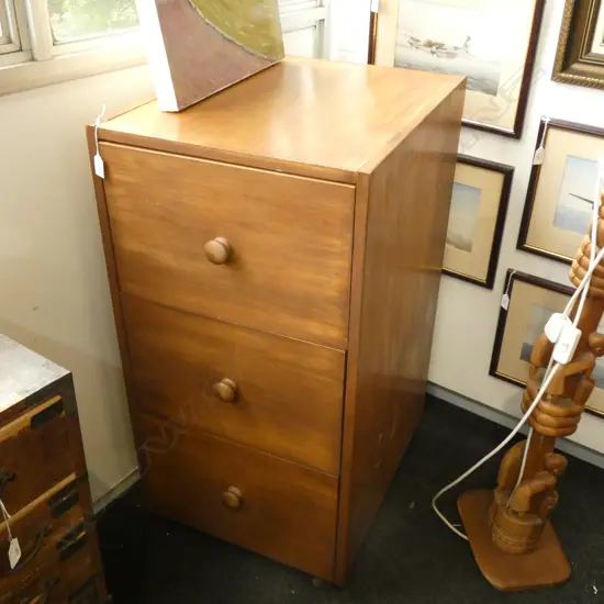 FAUX WOOD FILING CABINET