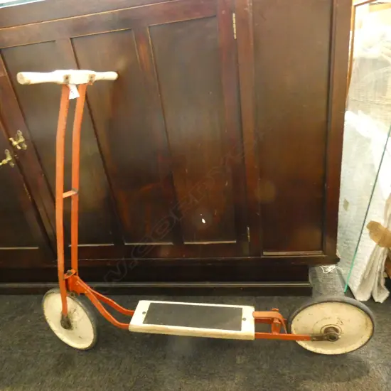 VINTAGE CHILDS SCOOTER L.970mm