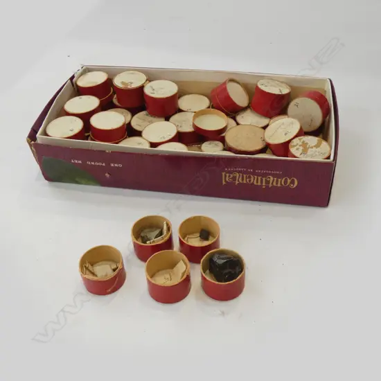 BOX OF ASST. QUARTZ, STONES, GRANITE ETC