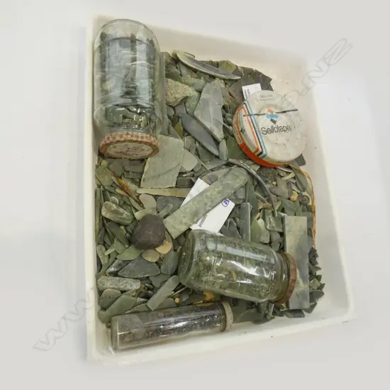 LGE COLLECTION OF GREENSTONE SUITABLE FOR JEWELLERY MAKING