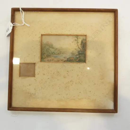 ORIGINAL GEORGE BAXTER PRINT AF 55 x 90mm