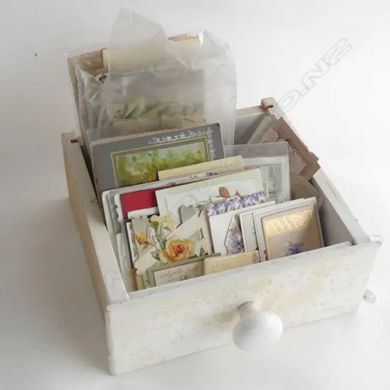 ASST. DECORATIVE GREETING CARDS c.1900