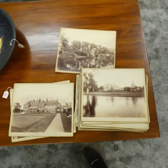 COLLECTION OLD PHOTOGRAPHS ENGLISH COUNTRY HOUSE 'MONGEWELL'