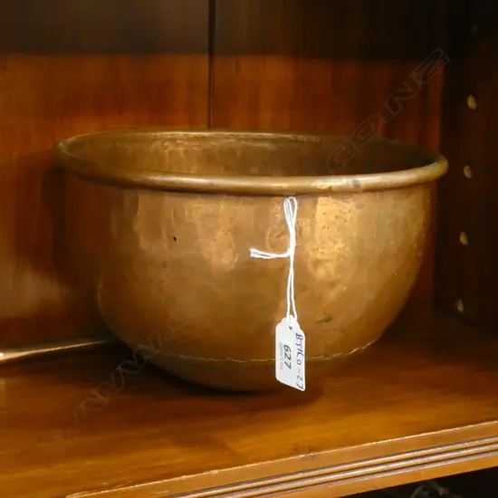 HEAVY COPPER 'WHISKEY' BOWL