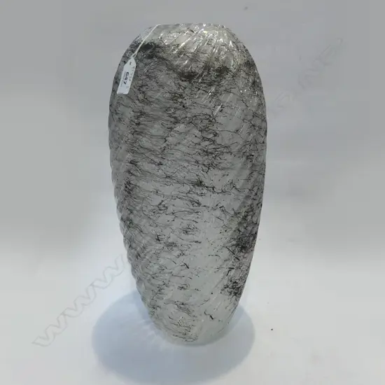 A.V. MAZZGEA, MURANO GLASS VASE, ENGRAVED SIGNATURE  Ex Sultan of Brunei