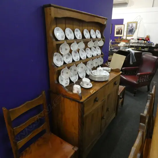 CHAPMAN TAYLOR ADZED RIMU PLATE RACK DRESSER