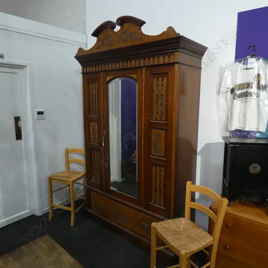 LARGE EDWARDIAN WARDROBE 1490 x 550 x 2400mm