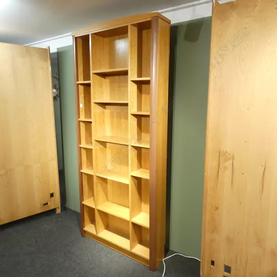 OAK AND JARRAH BOOKCASE