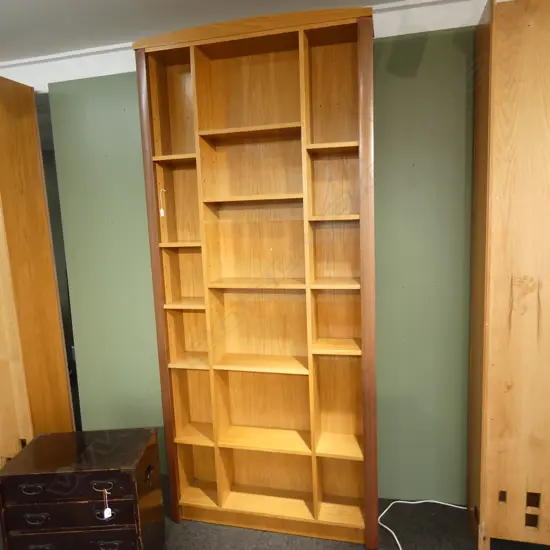 OAK AND JARRAH BOOKCASE