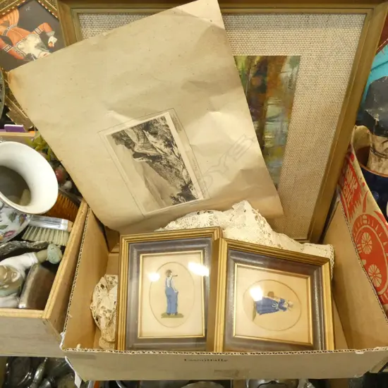 BOX LOT ARTWORKS, LACE