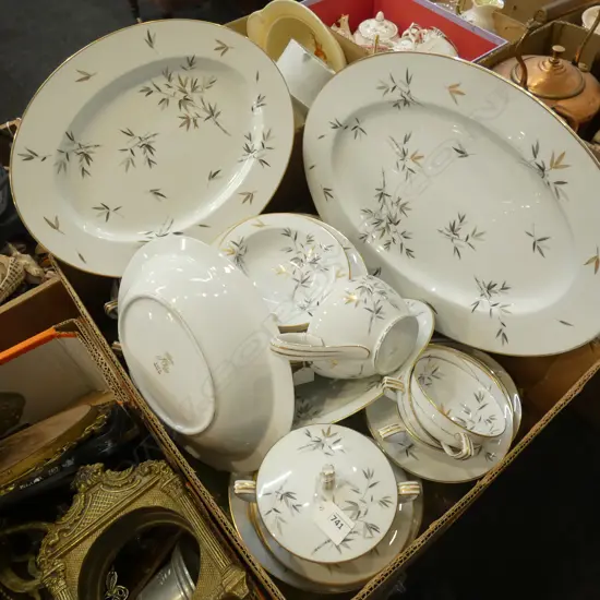 LARGE NORITAKE 6 PLACE 'CHO CHO SAN' DINNER SET...