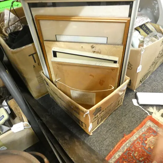 BOX LOT ASST. PRINTS; x4 BRENARD TATTOOED MAORI PRINTS, ETC