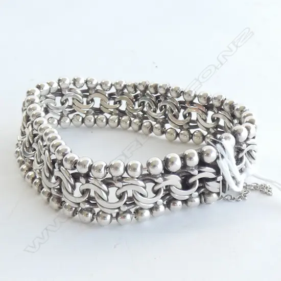 SILVER BRACELET - ARTICULATED LINKS