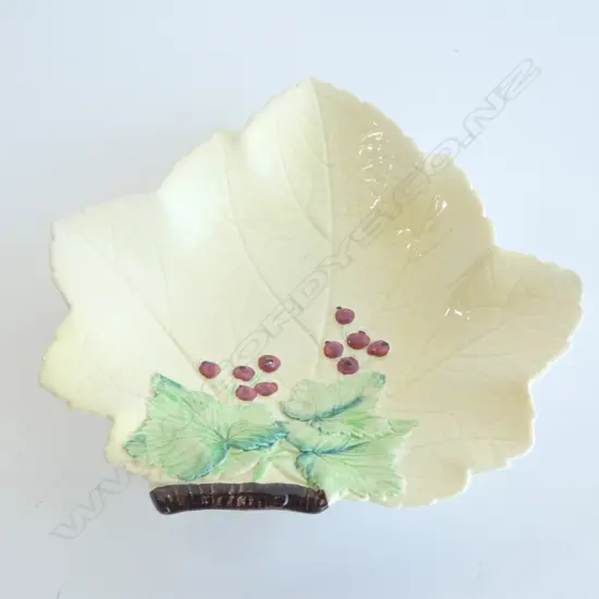 A CARLTON WARE EMBOSSED DISH. W.105mm