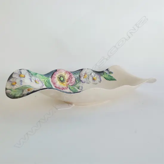 A CARLTONWARE EMBOSSED RECTANGULAR TRAY, POPPY AND DAISY. L.360mm