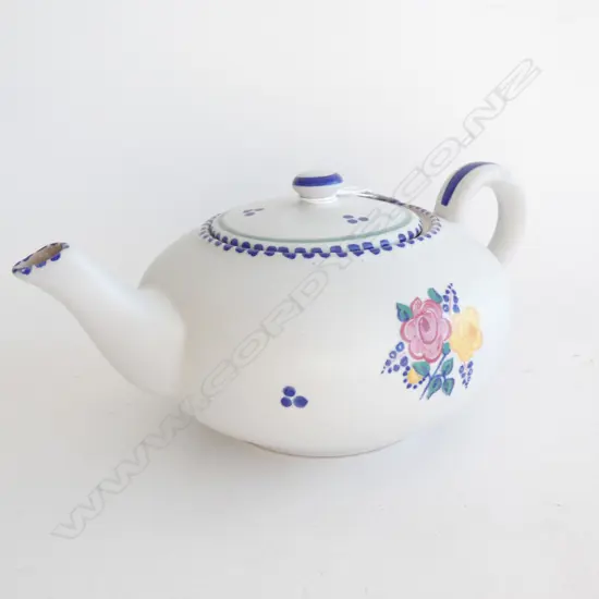 A POOLE (CARTER STABLER ADAMS) TEAPOT, c. 1920-21.
