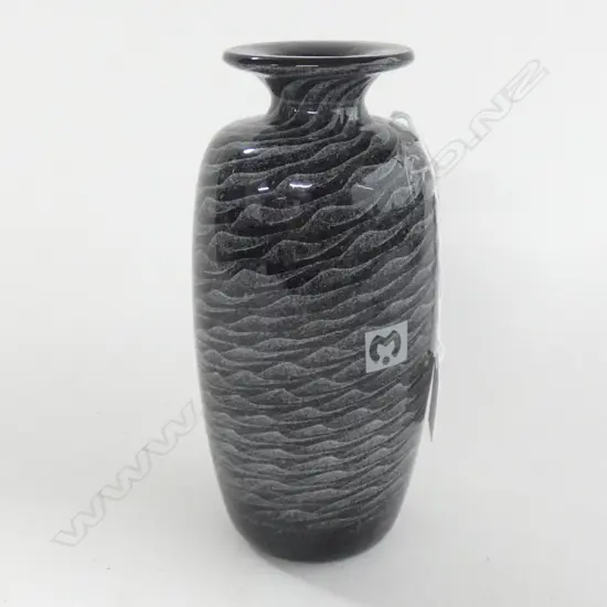 MURANO GLASS VASE - signed and dated 58/300 