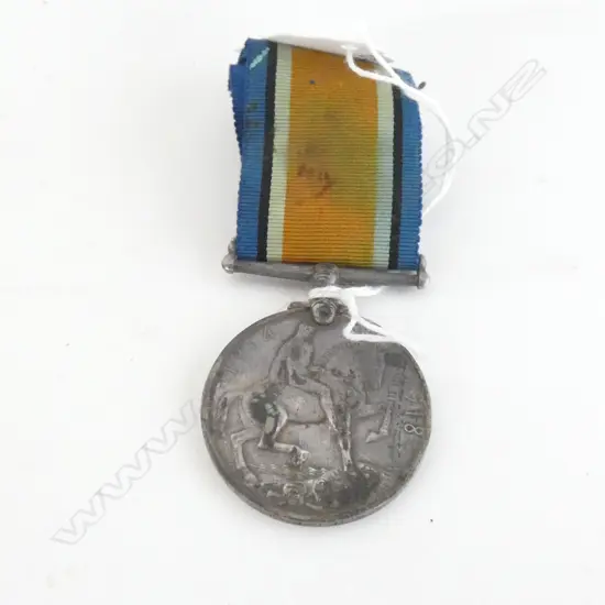 WWI MEDAL '64253 PTE. W.O. SPENCER. 3 L.H.R. A.I.F'
