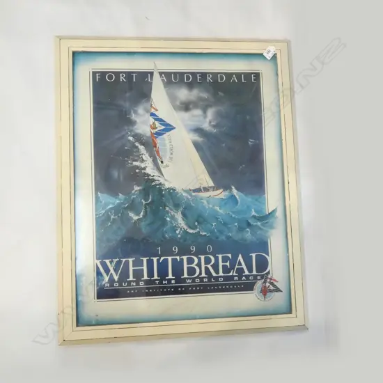 WHITBREAD YACHT RACE POSTER 1990