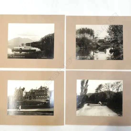 4 EARLY BURTON BROS. NZ PHOTOS 270x350mm...