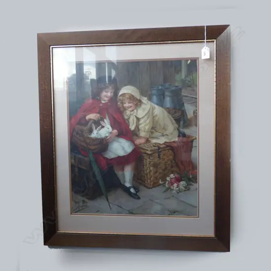 FRAMED PEARS PRINT OF CHILDREN 