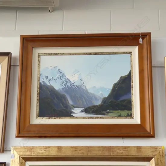 OIL PAINTING BY WAYNE EDGERTON MT COOK ? 440 X 640mm