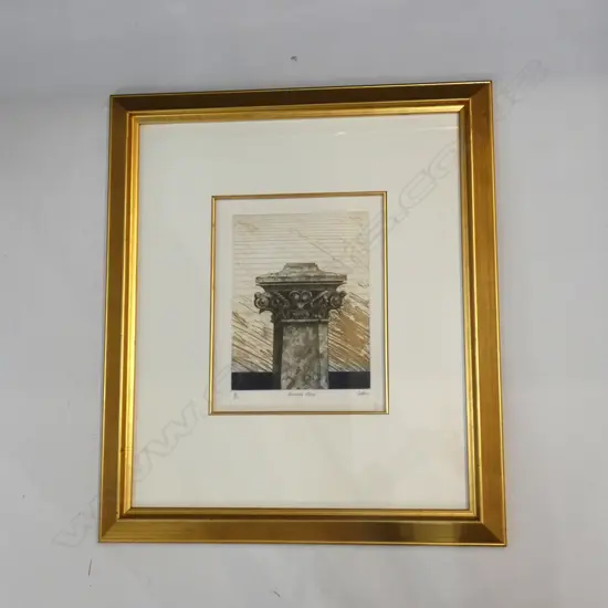 'DRESSED STONE' ETCHING 4/50 BY COTTON 270x210mm