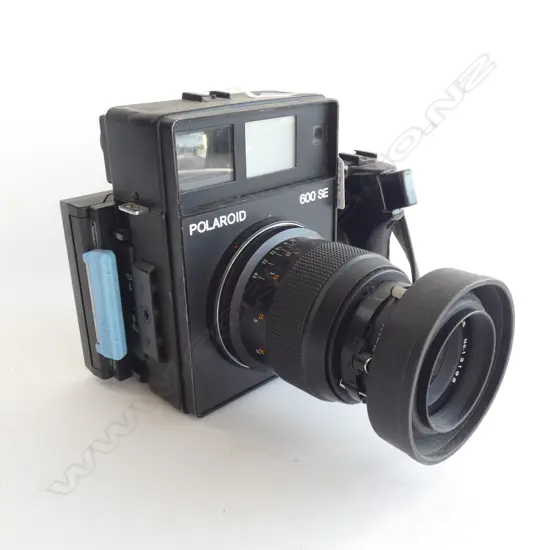 POLAROID 600SE INSTANT FILM CAMERA W MAMIYA f=150MM LENS